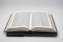 Load image into Gallery viewer, Tamil Bible Compact Black Bonded Leather with Magnetic Flap &amp; Thumb Index (TI) | NAP Translation | Portable Devotional Bible
