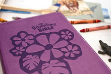 Load image into Gallery viewer, NIrV, Adventure Bible for Early Readers, Leathersoft, Purple, Full Color: Mastering the Habits That Matter Most Imitation Leather – Illustrated

