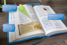 Load image into Gallery viewer, Nasb, Adventure Bible, Leathersoft, Blue, Full Color Interior, Red Letter Edition, 1995 Text, Comfort Print Imitation Leather – Illustrated
