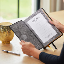 Load image into Gallery viewer, KJV Holy Bible Large Print Center-Column Reference Bible, Black Leathersoft with Thumb Indexing, 53,000 Cross References, Red Letter, Comfort Print:  Red Letter, Thumb Indexed, Comfort Print
