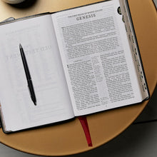 Load image into Gallery viewer, KJV, Large Print Center-Column Reference Bible, Verse Art Cover Collection, Leathersoft, Purple, Red Letter, Thumb Indexed, Comfort Print Imitation Leather
