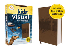 Load image into Gallery viewer, NIV KIDS VISUAL STUDY BIB LEATHERSOFT BR: New International Version, Bronze, Leathersoft: Includes Peel &amp; Stick Bible Tabs Imitation Leather
