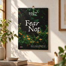 Load image into Gallery viewer, Asha Books 2027 Christian Wall Calendar – Fear Not | 12 x 17 Inches
