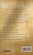 Load image into Gallery viewer, KJV Large Print Bible Paperback – Large Print
