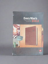 Load image into Gallery viewer, Clearance sale 2024! Every Man's Bible-NLT Deluxe Explorer Imitation Leather
