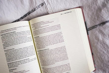 Load image into Gallery viewer, Holy Bible: New International Version, Blush Floral, Leathersoft, Artisan Collection, Red Letter, Comfort Print Imitation Leather – Large Print
