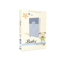 Load image into Gallery viewer, NIV, Baby Gift Bible, Holy Bible, Leathersoft, Blue, Red Letter, Comfort Print: Keepsake Edition Leather Bound
