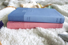 Load image into Gallery viewer, NIV, Baby Gift Bible, Holy Bible, Leathersoft, Blue, Red Letter, Comfort Print: Keepsake Edition Leather Bound
