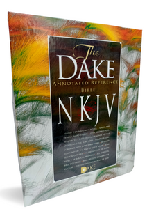 Dake Annotated Reference Bible NKJV Bonded Leather Burgundy.