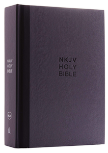 NKJV, Compact Single-Column Reference Bible, Hardcover, Gray, Comfort Print: Holy Bible, New King James Version