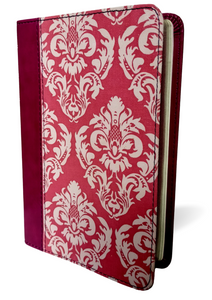 NLT Compact Bible Tutone Fuchsia Floral/Plum Paperback – Import,
