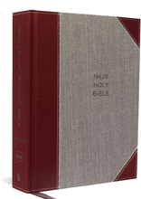 Load image into Gallery viewer, NKJV, Journal the Word Bible, Cloth over Board, Red Letter, Comfort Print: Reflect, Journal, or Create Art Next to Your Favorite Verses Hardcover – Import,
