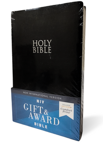 NIV GIFT & AWARD BIBLE, Leather Look, Easy to read comfort print. New International version.
