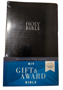 NIV GIFT & AWARD BIBLE, Leather Look, Easy to read comfort print. New International version.