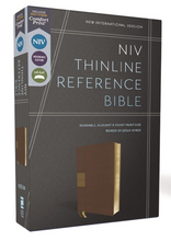 Load image into Gallery viewer, Niv, Thinline Reference Bible, Leathersoft, Brown, Red Letter, Comfort Print: New International Version, Brown, Leathersoft, Thinline Reference Bible, Red Letter, Comfort Print Imitation Leather – Import
