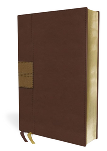 Niv, Thinline Reference Bible, Leathersoft, Brown, Red Letter, Comfort Print: New International Version, Brown, Leathersoft, Thinline Reference Bible, Red Letter, Comfort Print Imitation Leather – Import