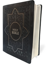 Load image into Gallery viewer, KJV, Journal the Word Bible, Bonded Leather, Brown, Red Letter Edition: Reflect, Journal, or Create Art Next to Your Favorite Verses Bonded Leather – Import,
