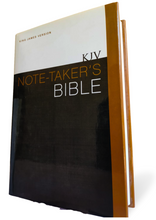 Load image into Gallery viewer, KJV, Note-Taker's Bible, Hardcover, Red Letter Edition Hardcover – Import,
