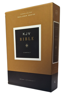 KJV, Holy Bible Maclaren Series, Compact Brown Leather Soft Comport Print. Thomas Nelson