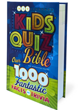Load image into Gallery viewer, Niv, Kids Quiz Bible, Hardcover, Comfort Print: New International Version, Over 1000 Fantastic Facts and Trivia Hardcover – Import
