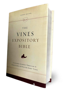 The NKJV, Vines Expository Bible Hardcover : A Guided Journey Through the Scriptures with Pastor Jerry Vines