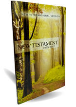 Load image into Gallery viewer, Outreach New Testament: New International Version, Green Forest Path Paperback – Special Edition
