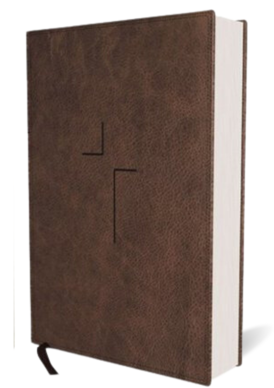 The Jesus Bible: New International Version, Brown, Leather soft: Sixty-Six Books. One Story. All About One Name. Imitation Leather