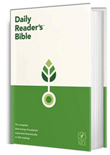 Load image into Gallery viewer, NLT Daily Reader&#39;s Bible (Red Letter, Hardcover): New Living Translation Hardcover
