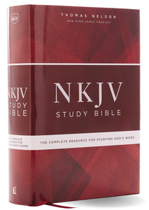 NKJV Study Bible, Hardcover, Comfort Print: The Complete Resource for Studying God’s Word Hardcover