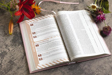 Load image into Gallery viewer, The Busy Mom's Bible: Niv, Pink, Red Letter, Comfort Print: Daily Inspiration Even If You Only Have One Minute . Imitation Leather
