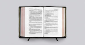 ESV Preaching Bible, Verse-by-Verse Edition (Goatskin, Black) Leather Bound