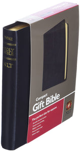 NLT Compact Gift Bible-Bonded Leather, Black
