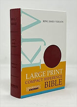 Load image into Gallery viewer, KJV Compact Reference Bible Imitation Leather Burgundy – Import,

