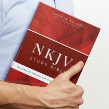 Load image into Gallery viewer, NKJV Study Bible, Hardcover, Comfort Print: The Complete Resource for Studying God’s Word Hardcover
