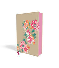 Load image into Gallery viewer, NIV, Journal the Word Bible for Teen Girls, Leathersoft over Board, Gold/Floral, Red Letter: Includes Over 450 Journaling Prompts! Hardcover
