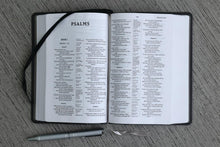 Load image into Gallery viewer, Niv, Compact Center-Column Reference Bible, Leathersoft, Black, Red Letter, Comfort Print: New International Version, Black, Leathersoft, Center-Column Reference, Red Letter, Comfort Print
