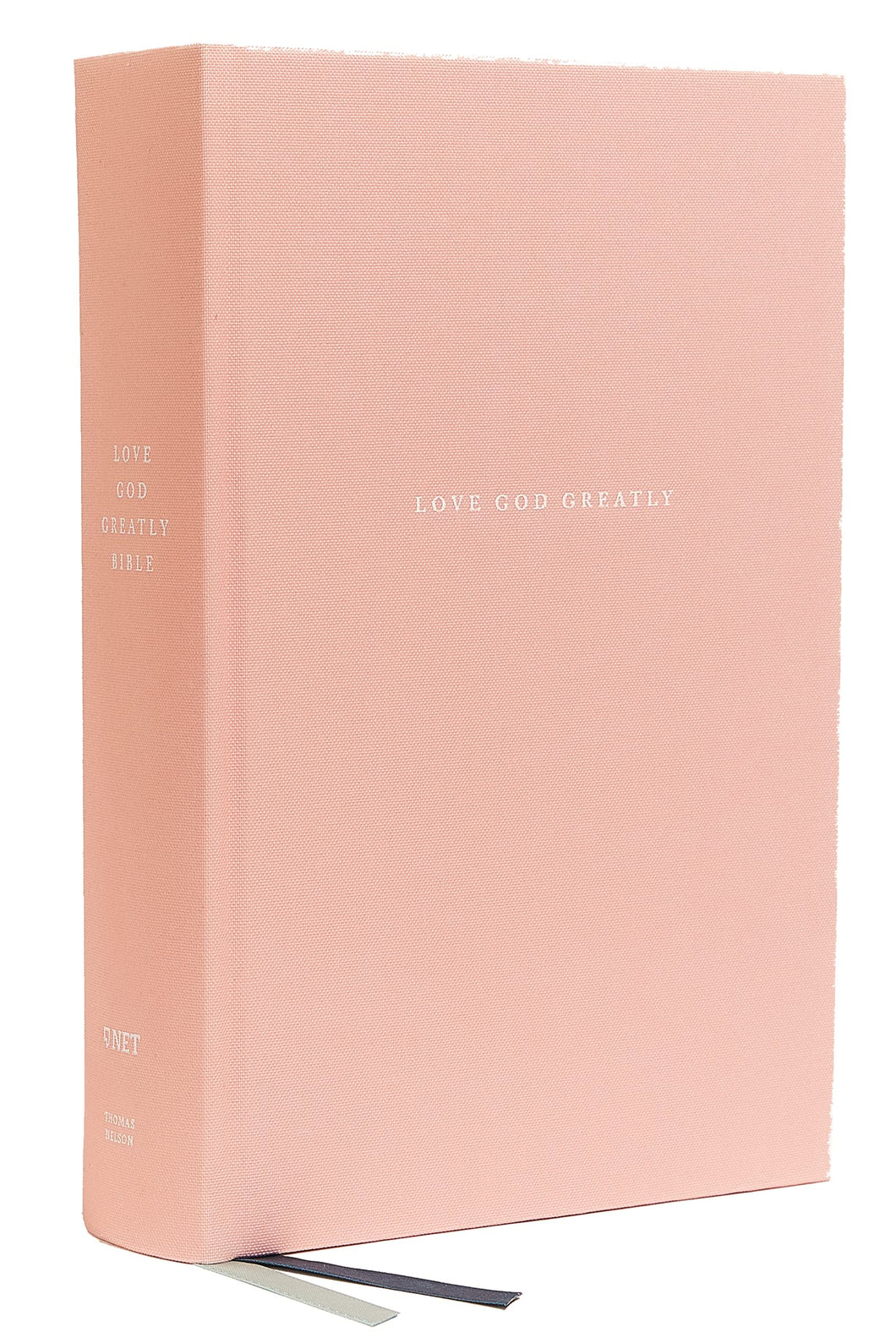 NET, Love God Greatly Bible, Cloth over Board, Pink, Comfort Print: A SOAP Method Study Bible for Women Hardcover
