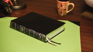 Niv, the Grace and Truth Study Bible, European Bonded Leather, Black, Red Letter, Comfort Print Bonded Leather