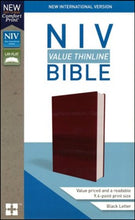 Load image into Gallery viewer, Holy Bible: New International Version, Burgundy Leathersoft, Value Thinline Bible Imitation Leather
