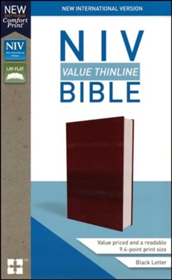 Holy Bible: New International Version, Burgundy Leathersoft, Value Thinline Bible Imitation Leather