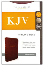 Load image into Gallery viewer, KJV, Thinline Bible, Leathersoft, Burgundy, Red Letter, Comfort Print: Holy Bible, King James Version Imitation Leather
