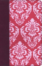 Load image into Gallery viewer, NLT Compact Bible Tutone Fuchsia Floral/Plum Paperback – Import,
