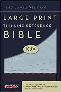 KJV Thinline Reference Bible Imitation Leather BLUE/Burgundy