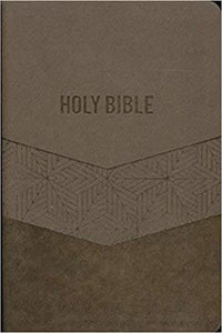 KJV Holy Bible, Giant print Edition, Brown Leathersoft Bonded Leather