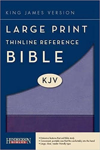 KJV Thinline Reference Bible Imitation Leather – Large Print, Flexisoft (Red Letter, Imitation Leather, Purple Royalty/Lavender)