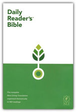 Load image into Gallery viewer, NLT Daily Reader&#39;s Bible (Red Letter, Hardcover): New Living Translation Hardcover
