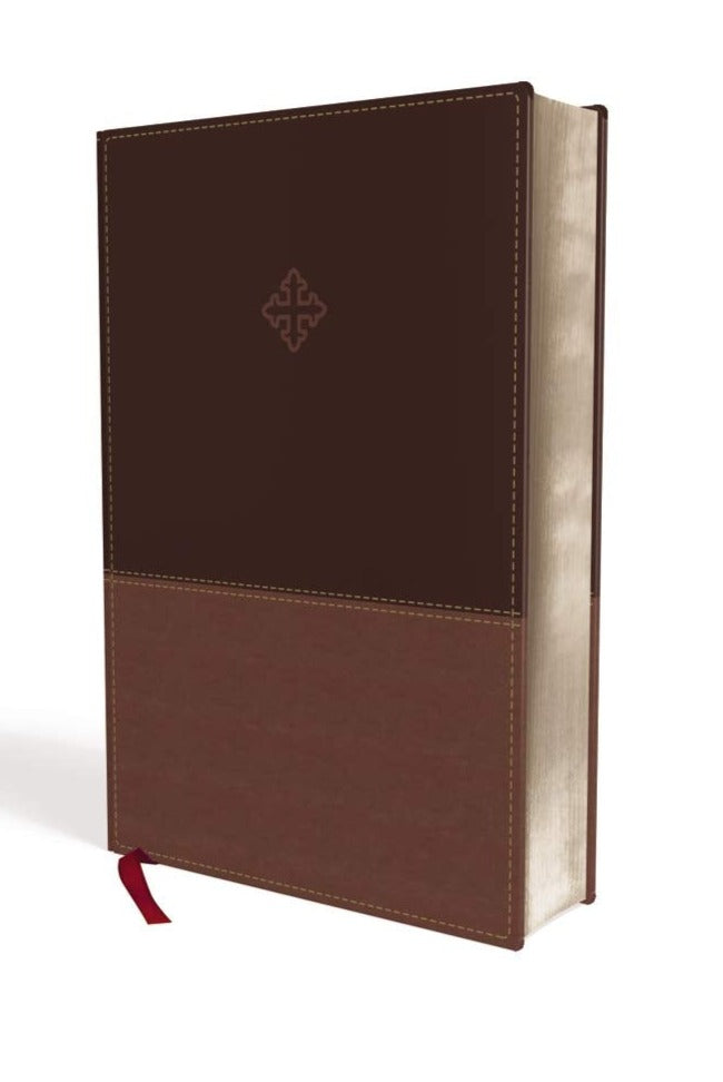 The Amplified Study Bible, Leathersoft/ Hardcover, Brown Imitation Leather