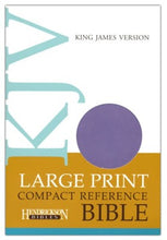 Load image into Gallery viewer, KJV Large Print Compact Reference Bible, Flexisoft leather, Lilac
