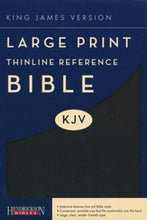 Load image into Gallery viewer, KJV Thinline Reference Bible Flexisoft (Red Letter, Imitation Leather, Black)
