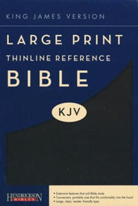 KJV Thinline Reference Bible Flexisoft (Red Letter, Imitation Leather, Black)